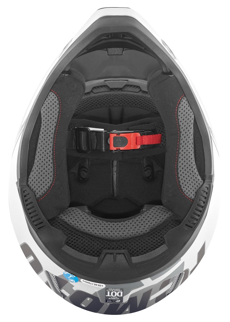 FC-Moto Merkur Straight Motorcross helm wit/grijs M Figuur 9