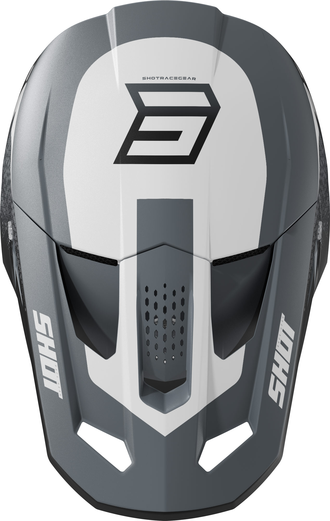 Shot Speed Hybrid Motocross hjälm Grey Matt XS (53/54) Figur 2