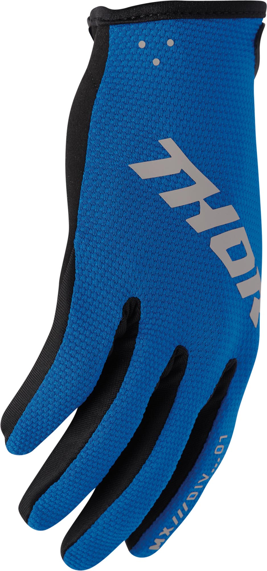 Thor Ridemode Static Jugend Motocross Handschuhe blau XS Abbildung 3