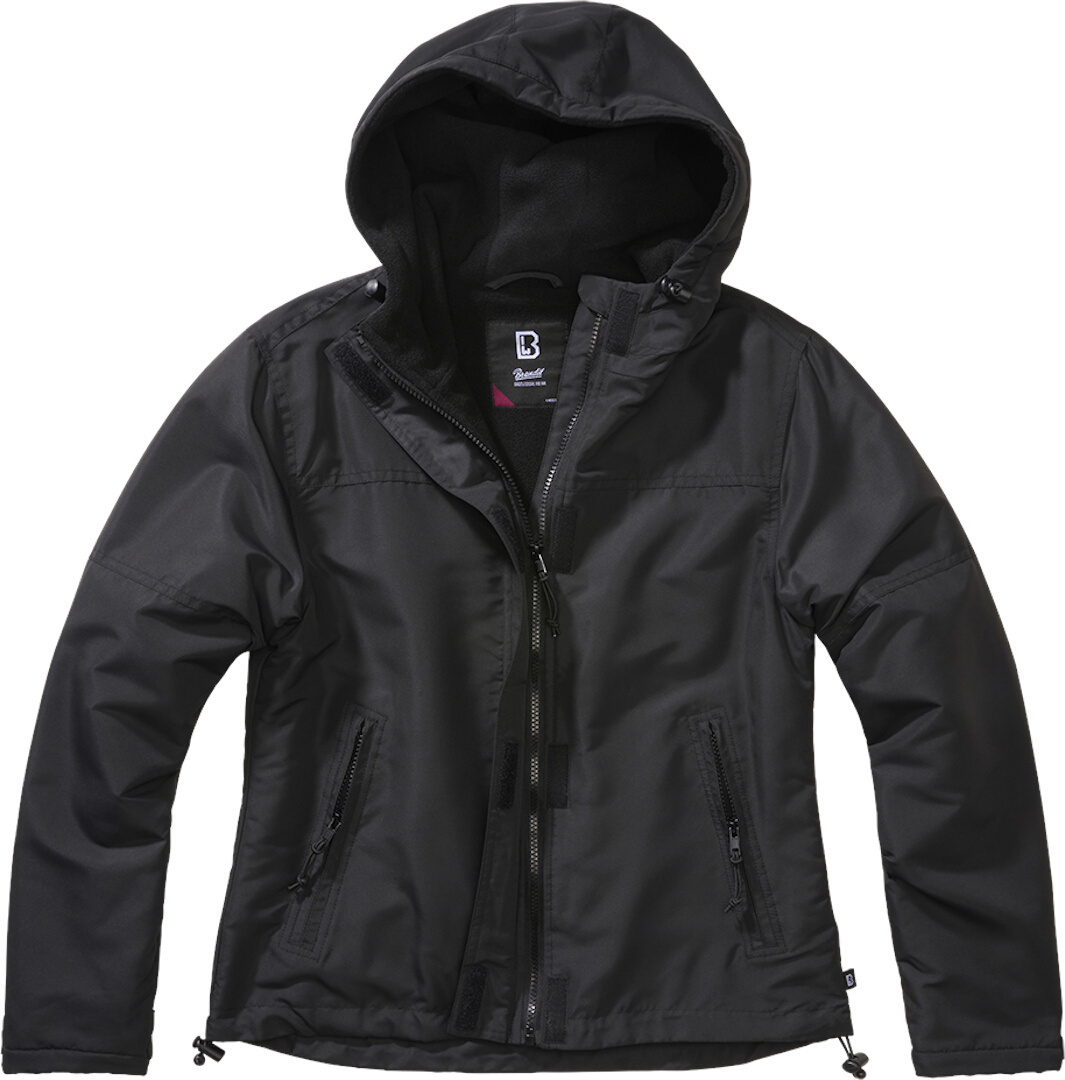 Brandit Windbreaker Frontzip Damejakke Sort M Figur 1