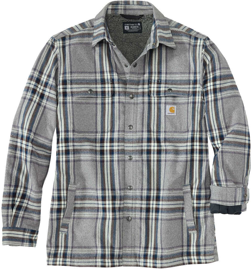Carhartt Flannel Sherpa Lined Hemd grau XL Abbildung 1