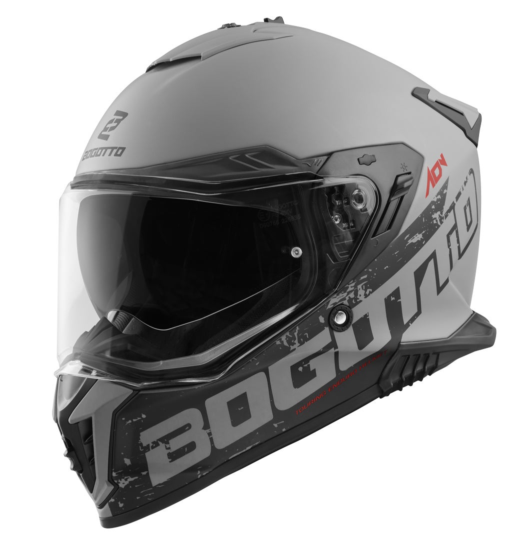Bogotto FG-601 Duo Glasvezel Enduro Helm Grey Matt 2XL Figuur 3