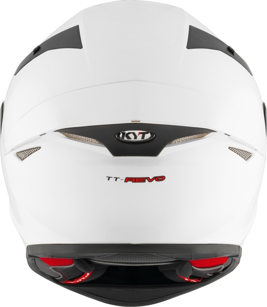 KYT TT-Revo Plain Hjälm Vit XL (61/62) Figur 8