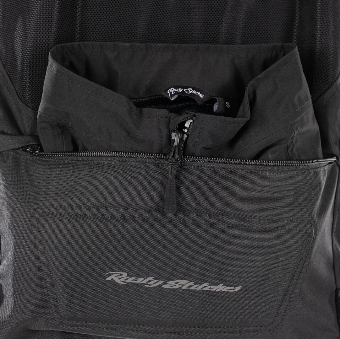 Rusty Stitches Carlo Veste textile de moto noir XXL Figure 6