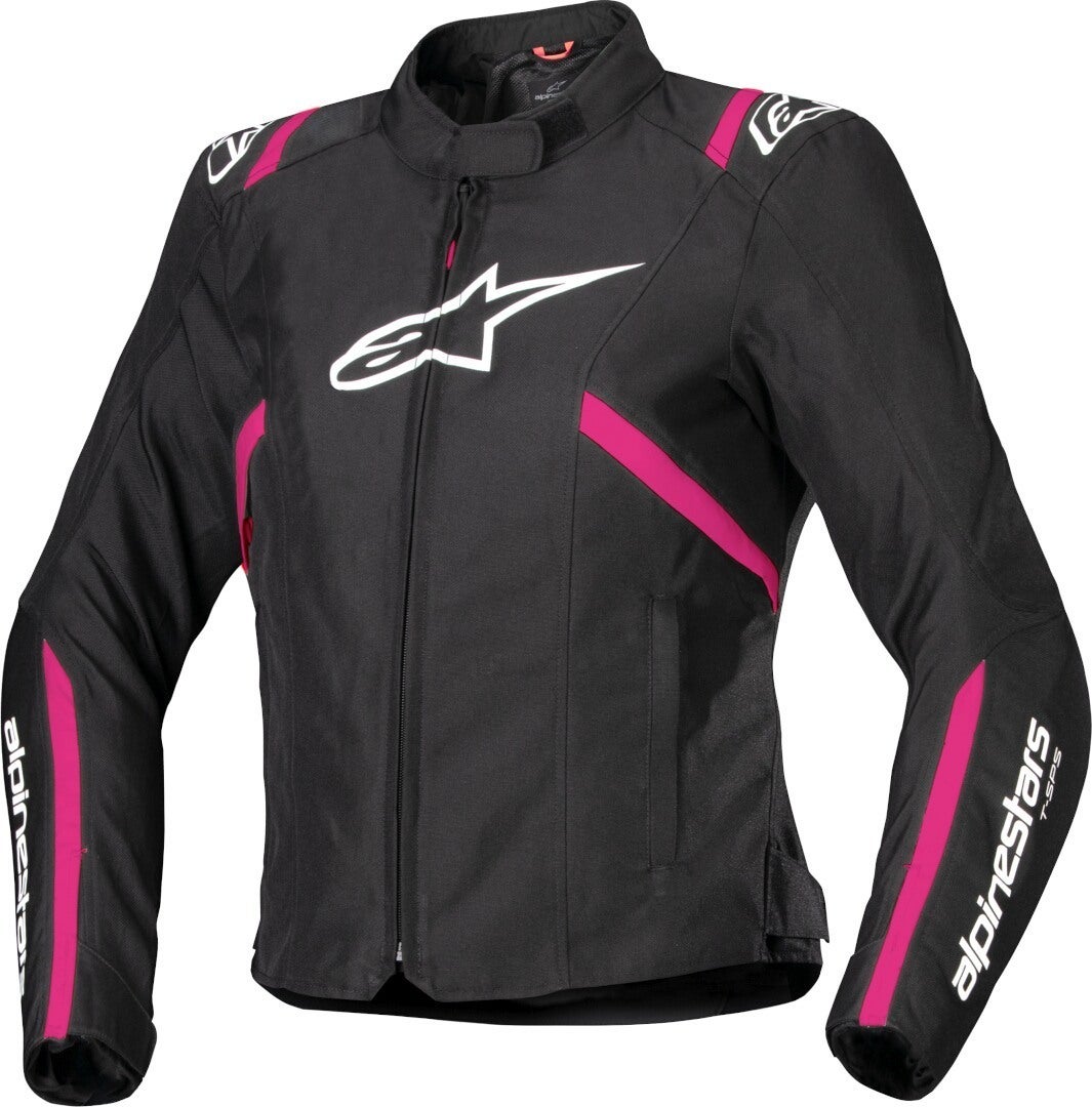 Alpinestars Stella T-SPS V2 waterproof Ladies Motorcycle Textile Jacket black/hotpink L Figure 1