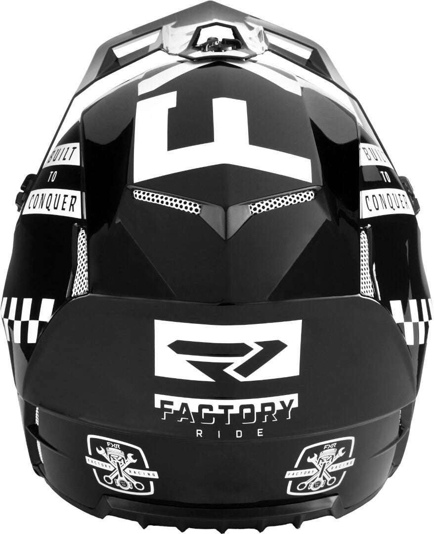 FXR Clutch Gladiator 2024 Casco da motocross Bianco/nero M (57/58) Figura 5