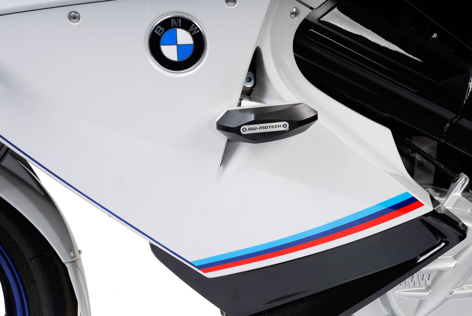 SW-Motech Frame skjutreglage kit - Svart. BMW F 800 ST (06-12). Figur 2