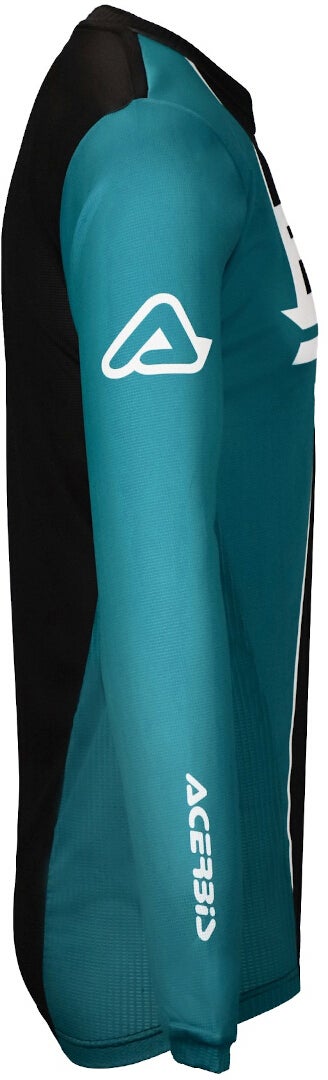 Acerbis MX J-Track 7 Motocross Jersey black/turquoise M Figure 4