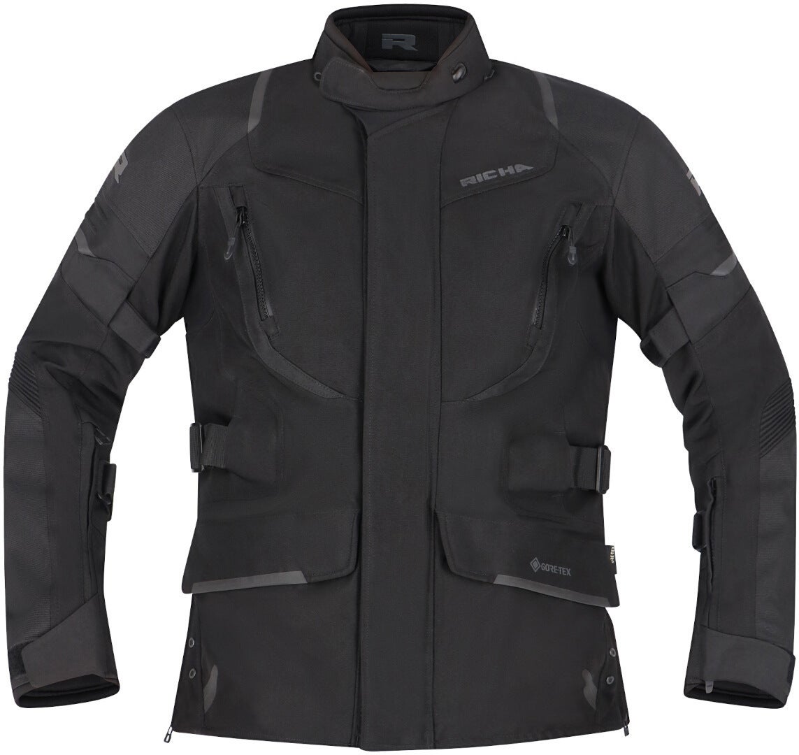 Richa Cyclone 2 Gore-Tex imperméable à l’eau dames moto textile veste noir 4XL Figure 2