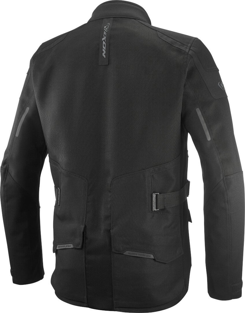 Ixon M-Njord Motorfiets textiel jas Zwart 3XL Figuur 2