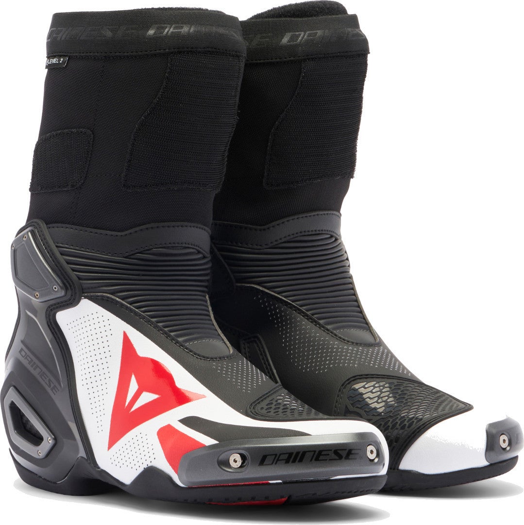 Dainese Axial 2 Air 2.0 Bottes de moto perforées Noir/Blanc/Rouge 43 Figure 1