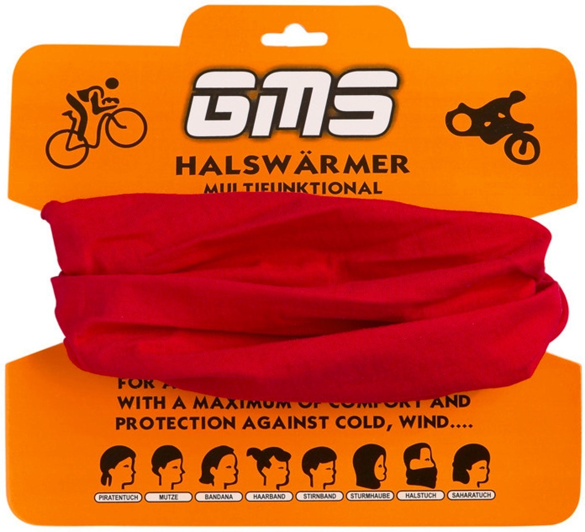 GMS Cotton Încălzitor de gât roșu Figura 1