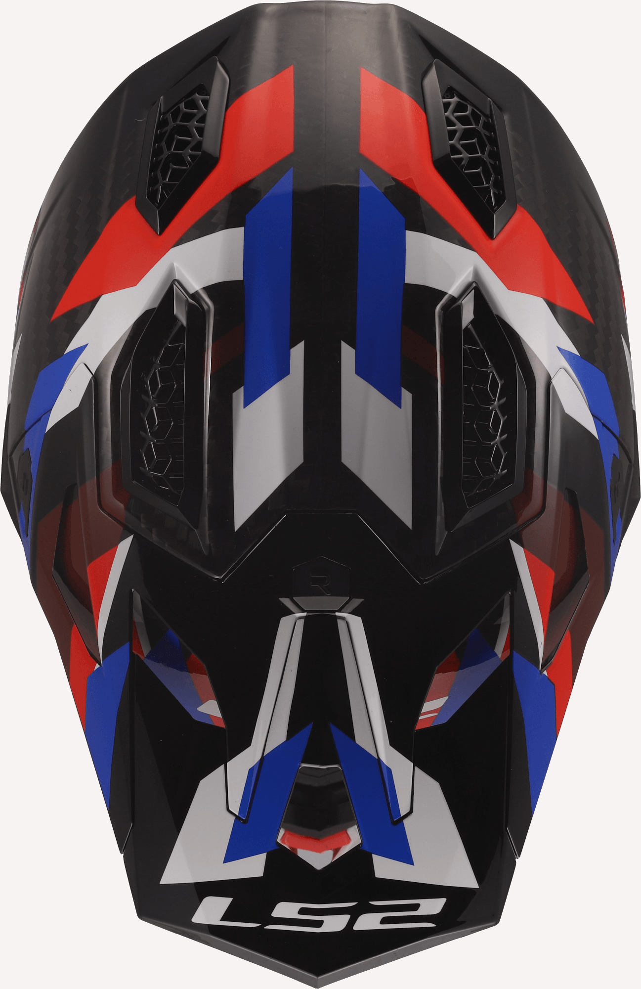 LS2 MX703 X-Force Phantom Casque de motocross Blanc/Bleu/Rouge XXL (63/64) Figure 3