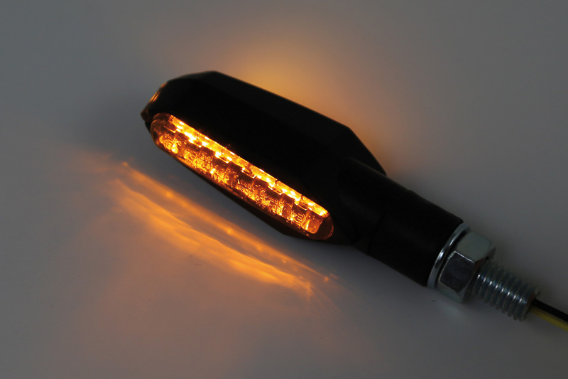 HIGHSIDER Smart Multiface LED-indikatorhus Sort / Linse Røget (Par), for og bag Figur 5