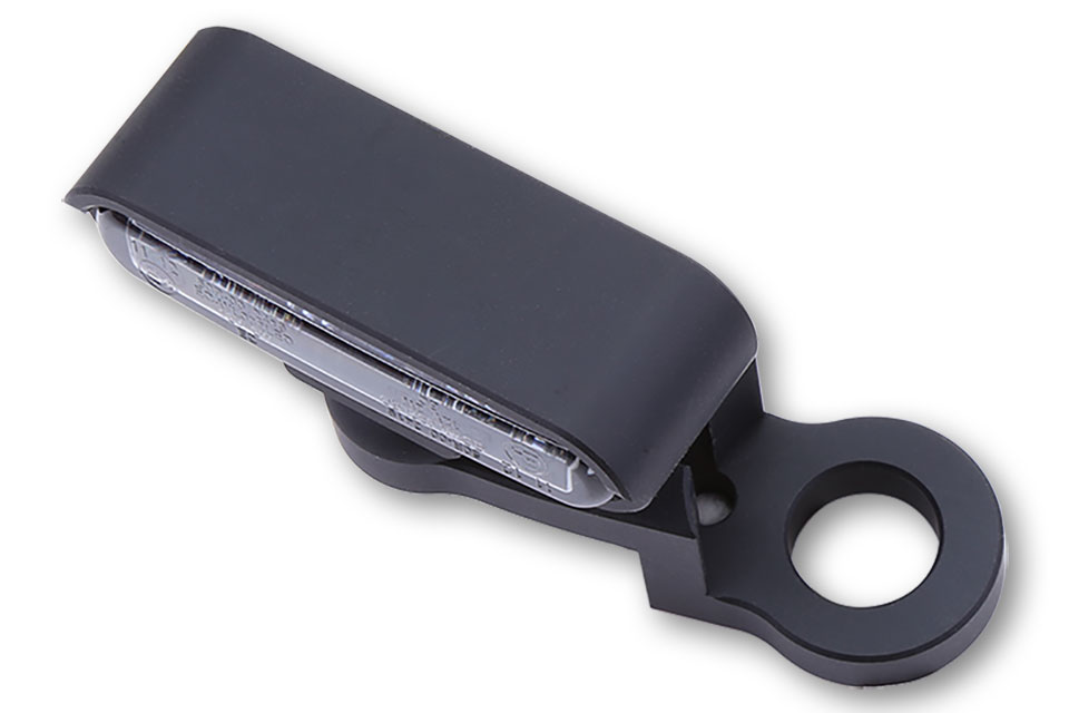 HIGHSIDER LED Blinker mit CNC Spiegelbefestigung TYP 2, schwarz Figura 2