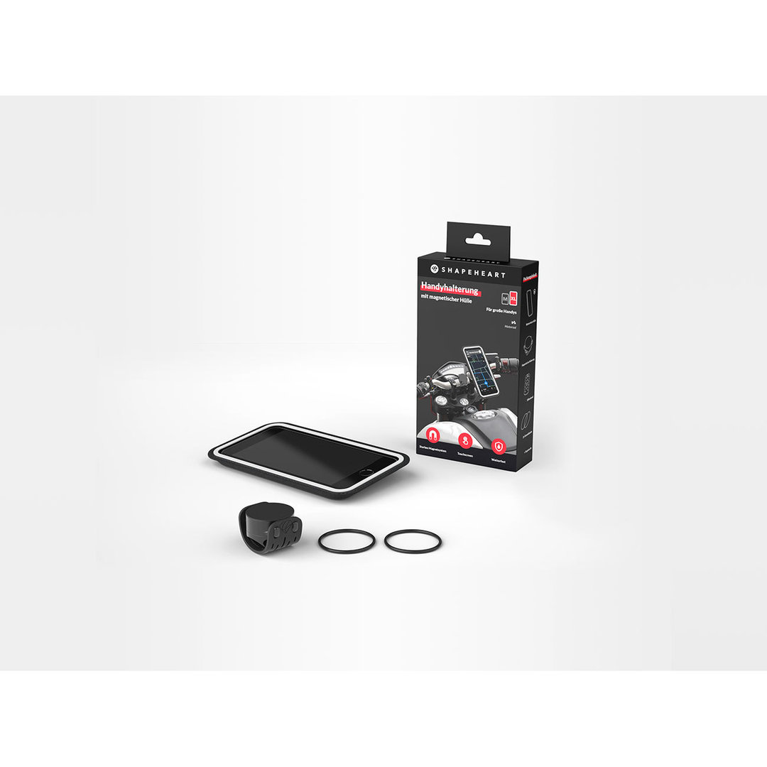 Shapeheart Suport pentru ghidon magnetic pentru pachet de motociclete XL Figura 2