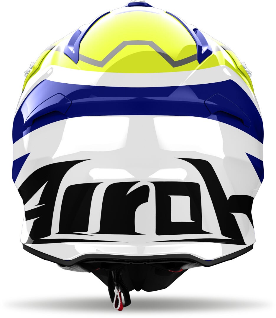 Airoh Aviator Ace 2 Ground Casco da motocross bianco/giallo/blu M (57/58) Figura 3