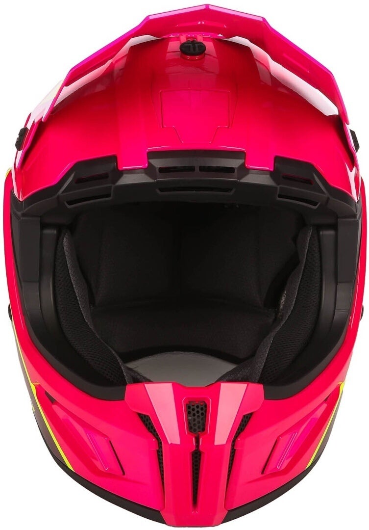 Klim T1 Freeride Kids Casque de motoneige rose/jaune Y/M (50/51) Figure 4