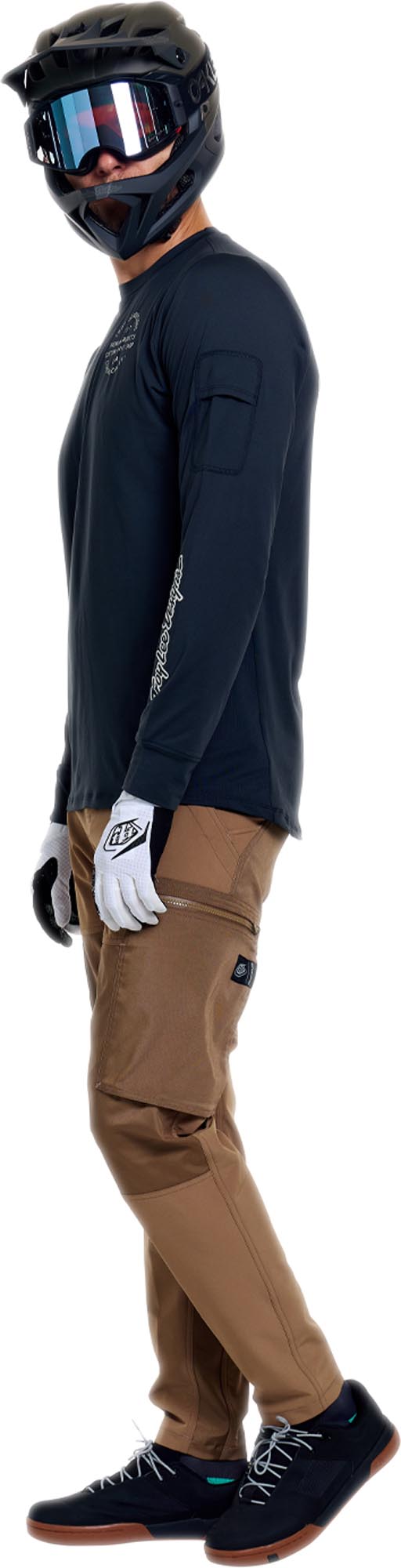 Side view of Troy Lee Designs Ruckus Ride Pressed Bicycle Jersey