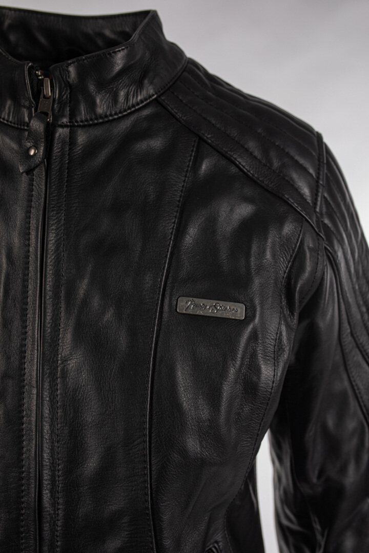 Rusty Stitches Iris Ladies Motorcycle Leather Jacket black 42 Figure 6