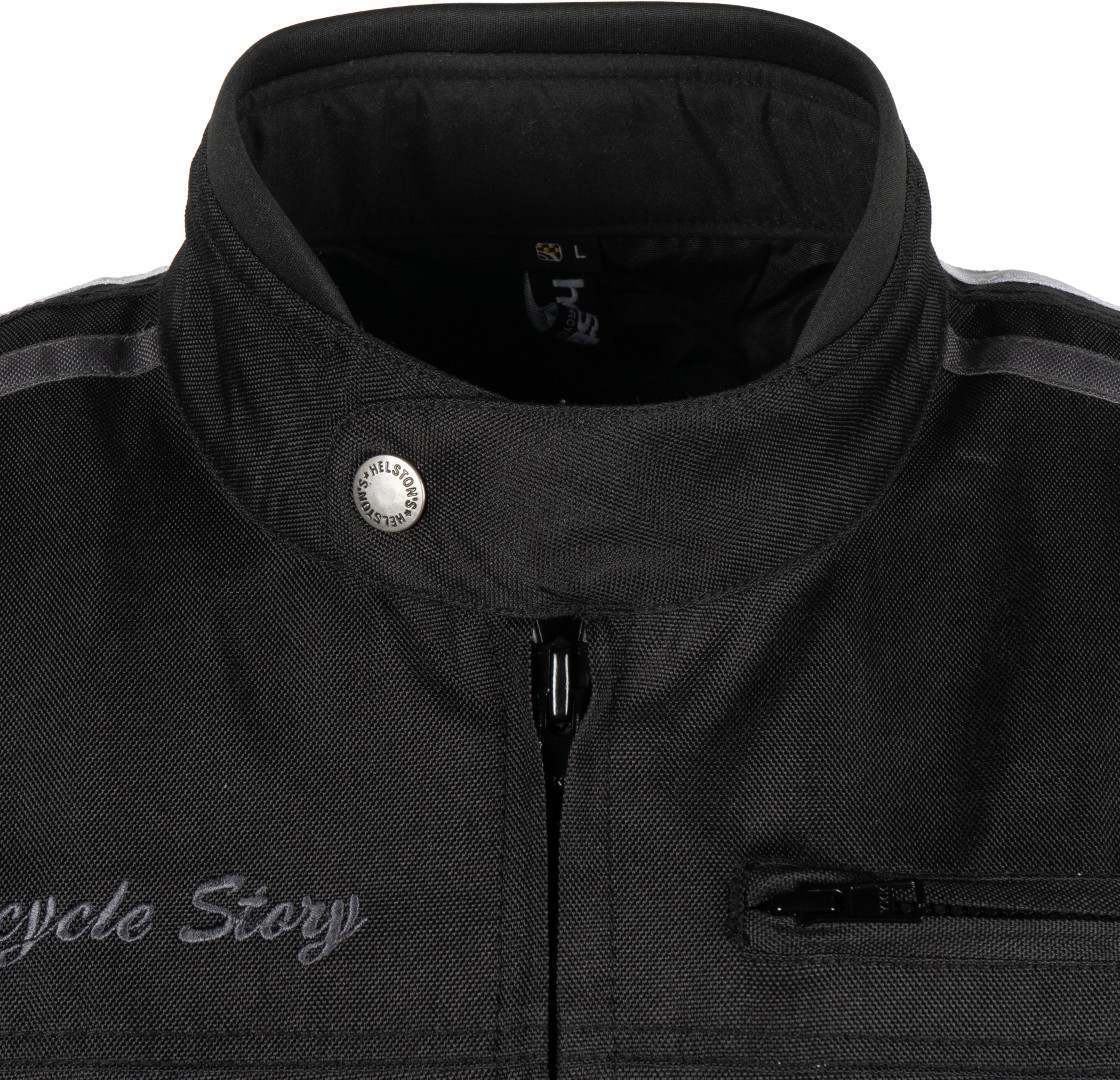 Helstons King Giacca tessile moto nero L Figura 4