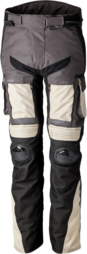 RST Pro Series Ranger Motorcykel Tekstil Bukser grå/sort/sand Short 5XL Figur 1