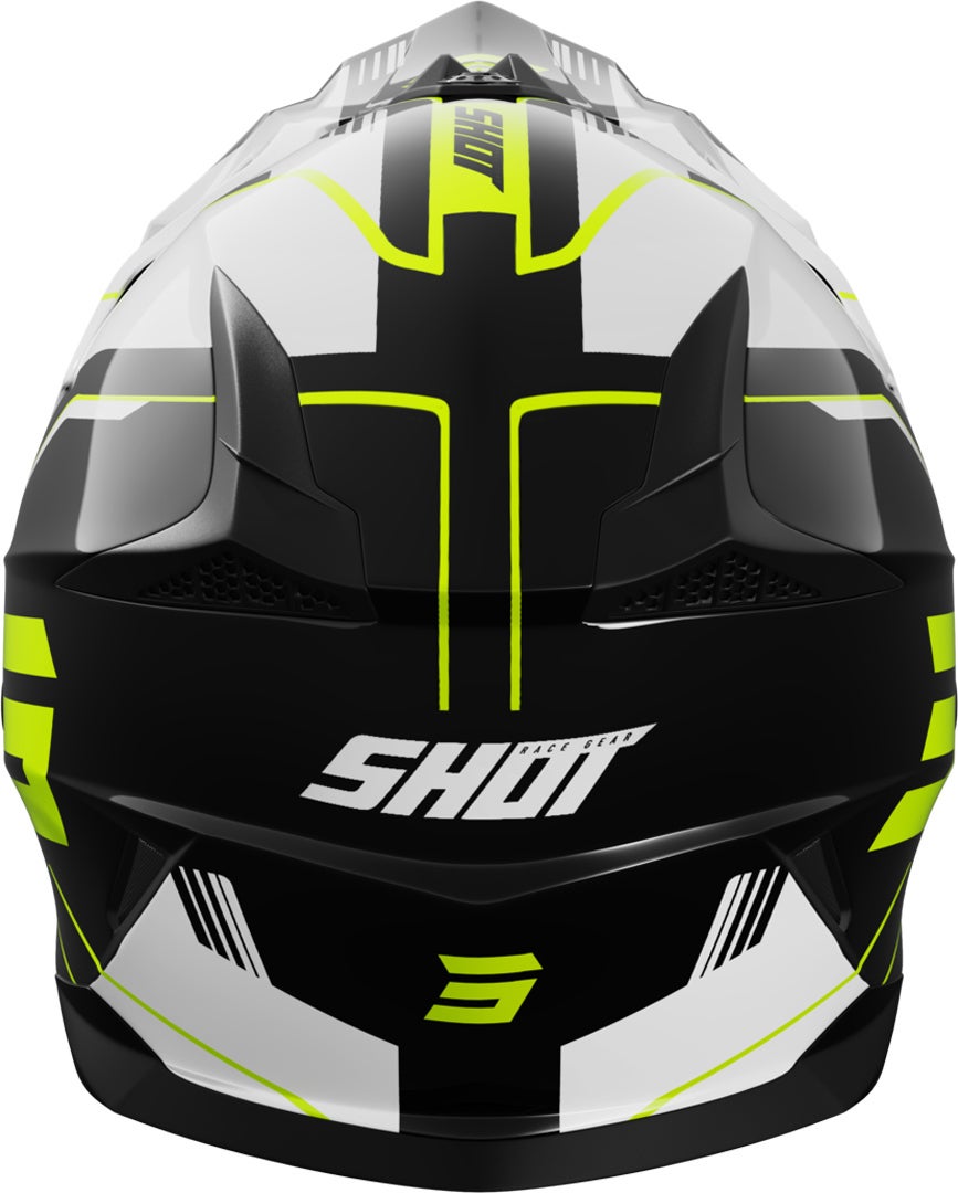 Shot Pulse Lines Casco da motocross nero/bianco/giallo S (55/56) Figura 2