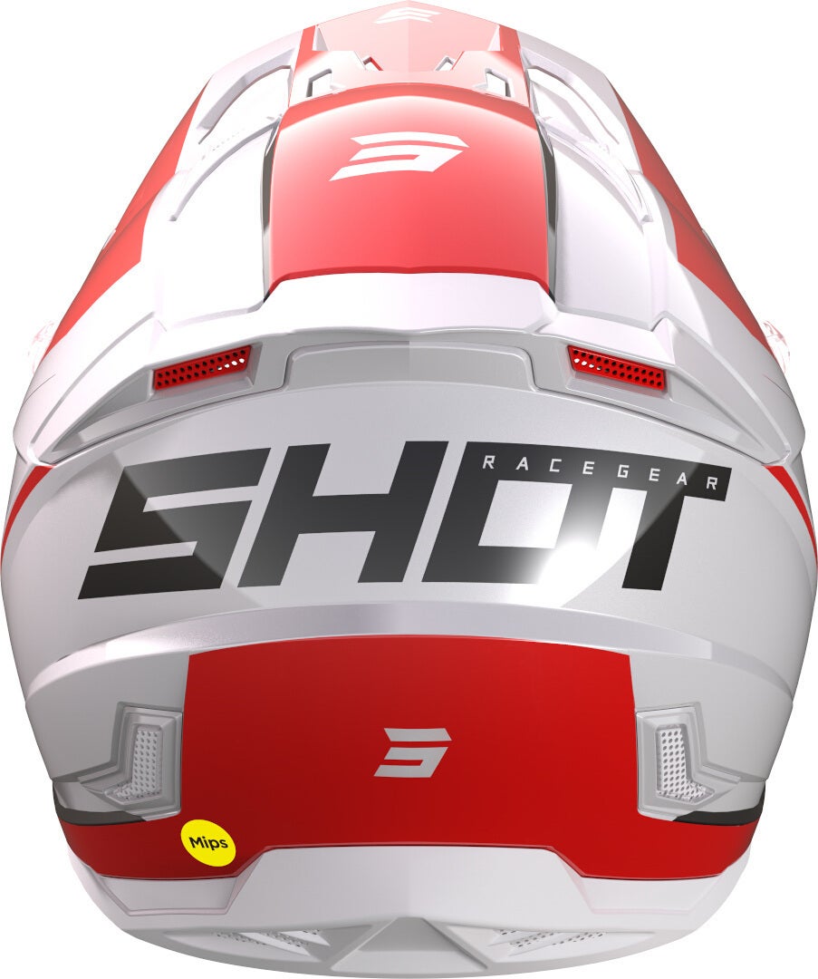 Shot Core Comp Casque de motocross Blanc/Rouge XL (61/62) Figure 2