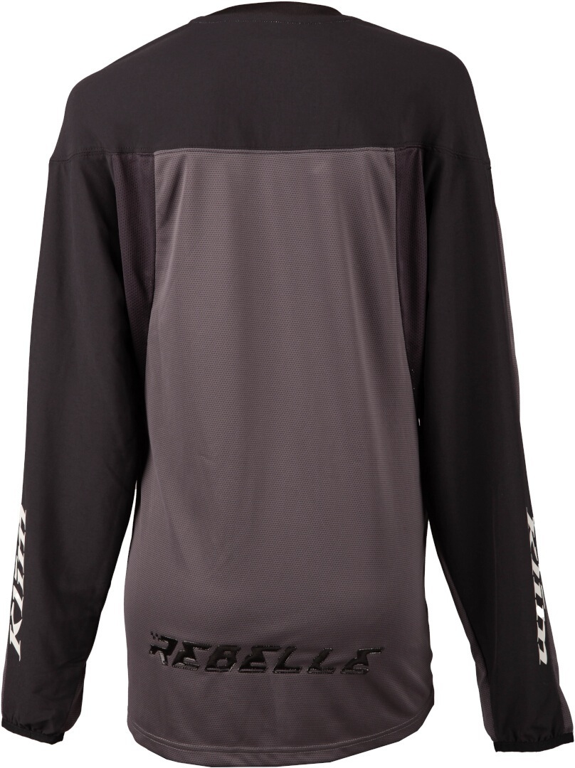 Klim Rebelle Motocross tröja för damer mörkgrå/svart L Figur 4
