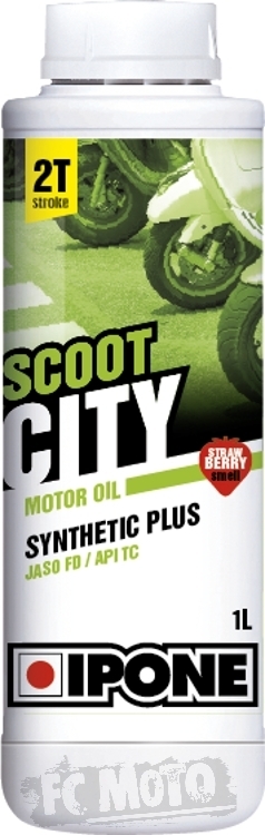 IPONE Scoot City Ulei de motor 1 litru căpșună Figura 1