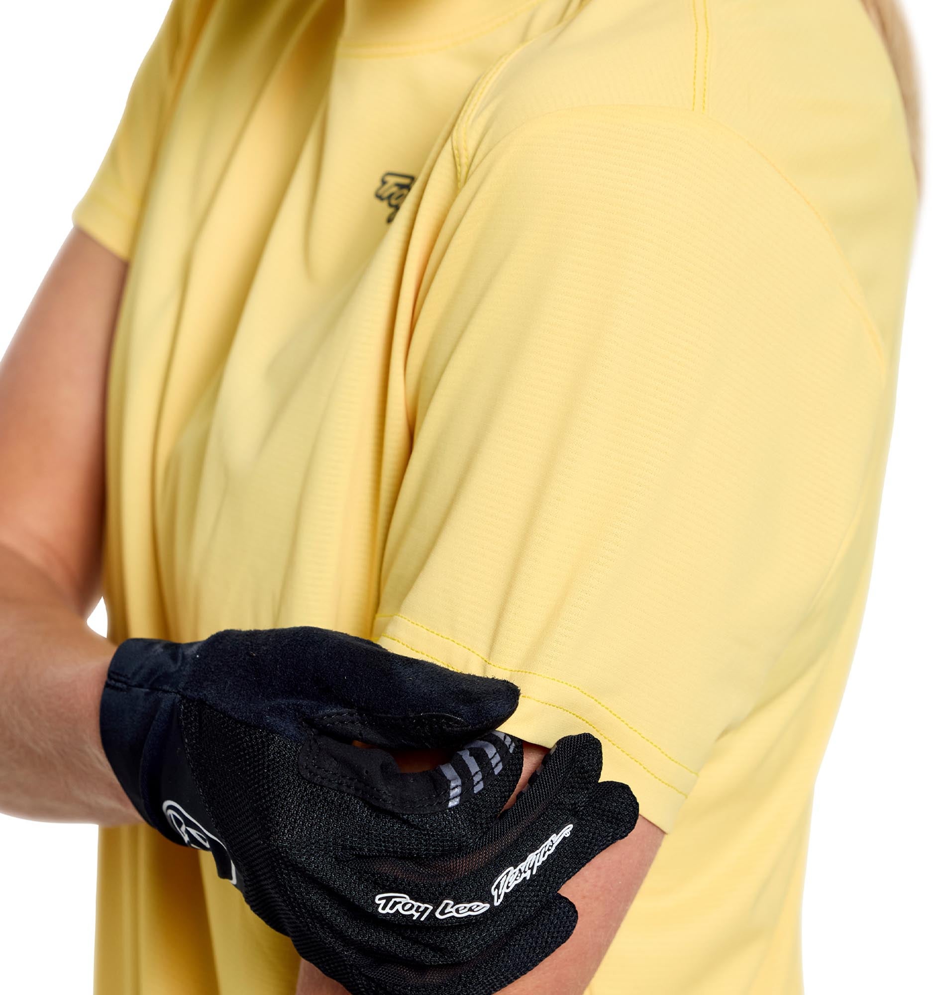 Troy Lee Designs Lilium Pro Mono Maillot de vélo à manches courtes pour dames jaune S Figure 6