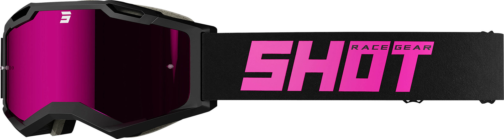 Shot Iris 2.0 Solid Ochelari de motocross Negru/roz Figura 1