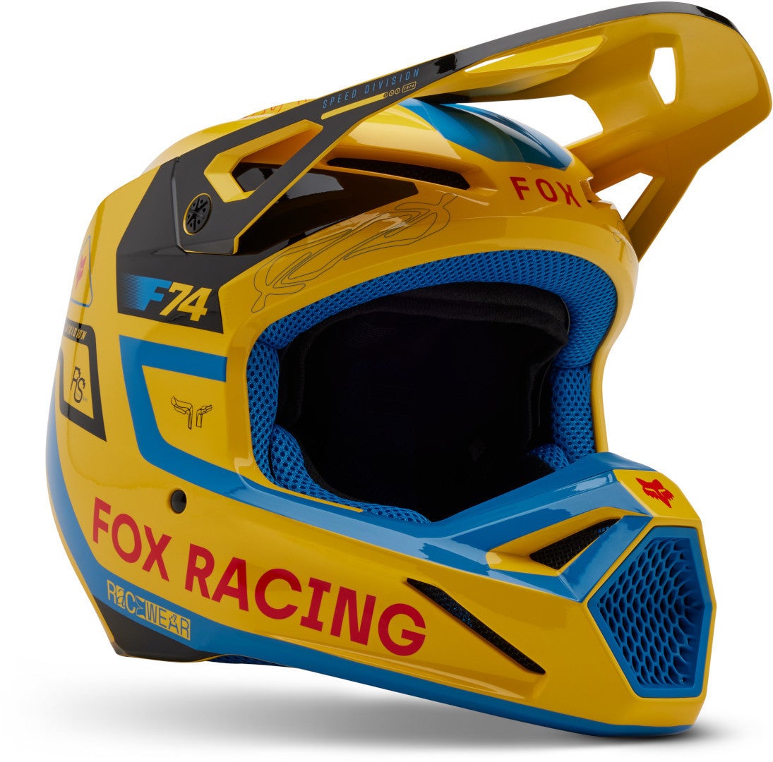 FOX V1 Race Spec MIPS Casco da motocross giallo XL (61/62) Figura 1