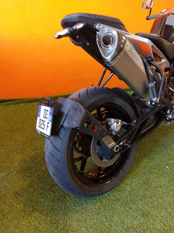 Design de acces Deținător de număr de înmatriculare "Wheel Mounted" KTM 790/890 Duke negru Deținătorul plăcuței de înmatriculare Figura 1