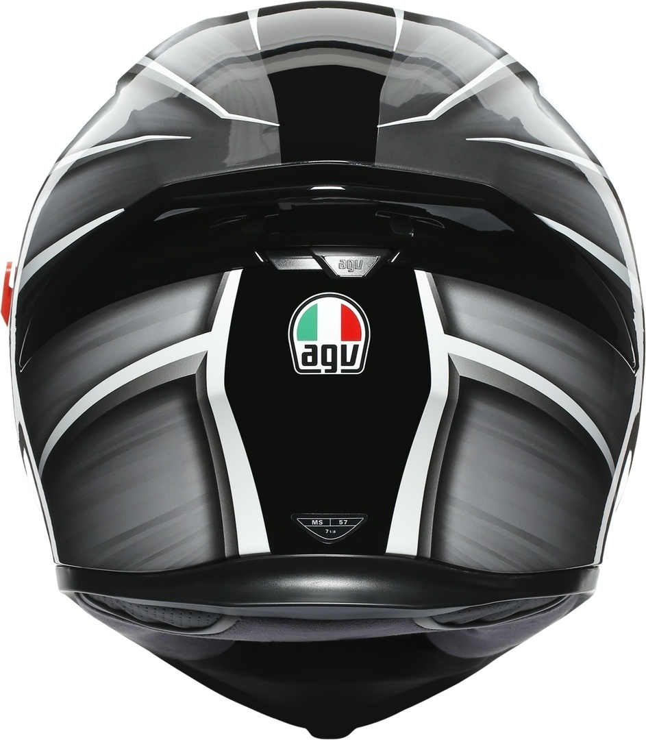 AGV K-5 S Tempest Helmet black/silver MS (57) Figure 3