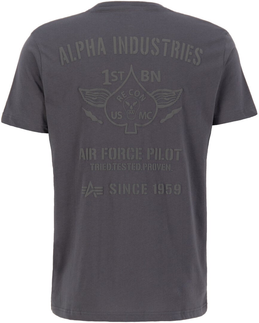Alpha Industries Air Force T-shirt mørkegrå L Figur 2