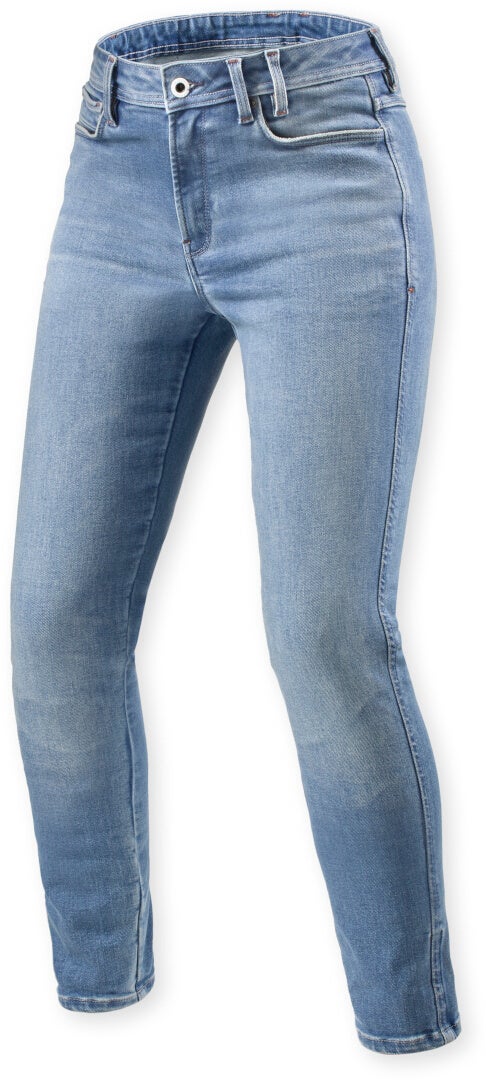Revit Shelby 3 Skinny Damen Motorrad Jeans hellblau 30/30 Abbildung 1