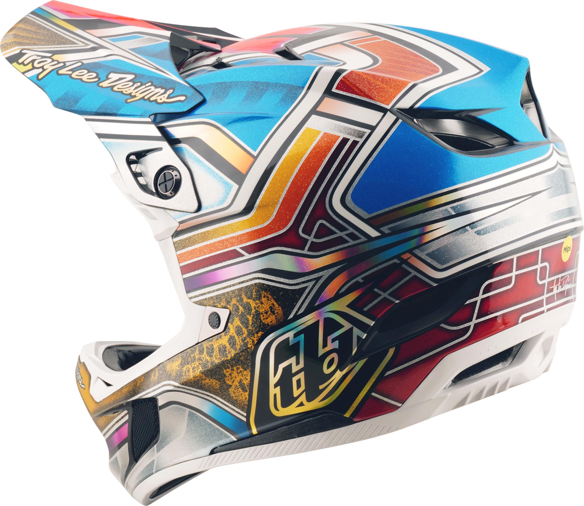 Troy Lee Designs D4 Lowrider Carbon MIPS Capacete de Descida S (55/56) Figura 3