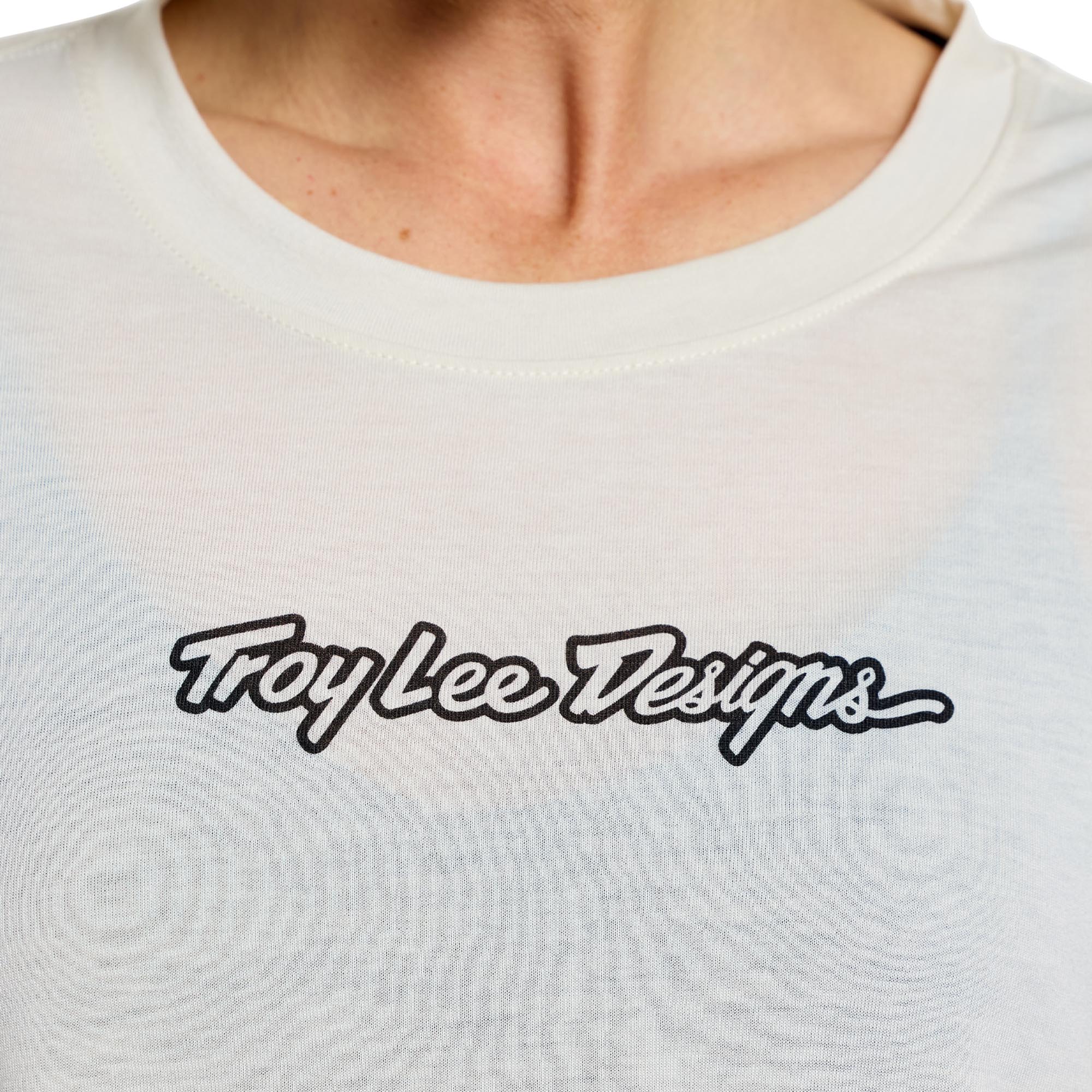 Side view of Troy Lee Designs Lilium Ride Signature Ladies Short Sleeve Bicycle Jersey