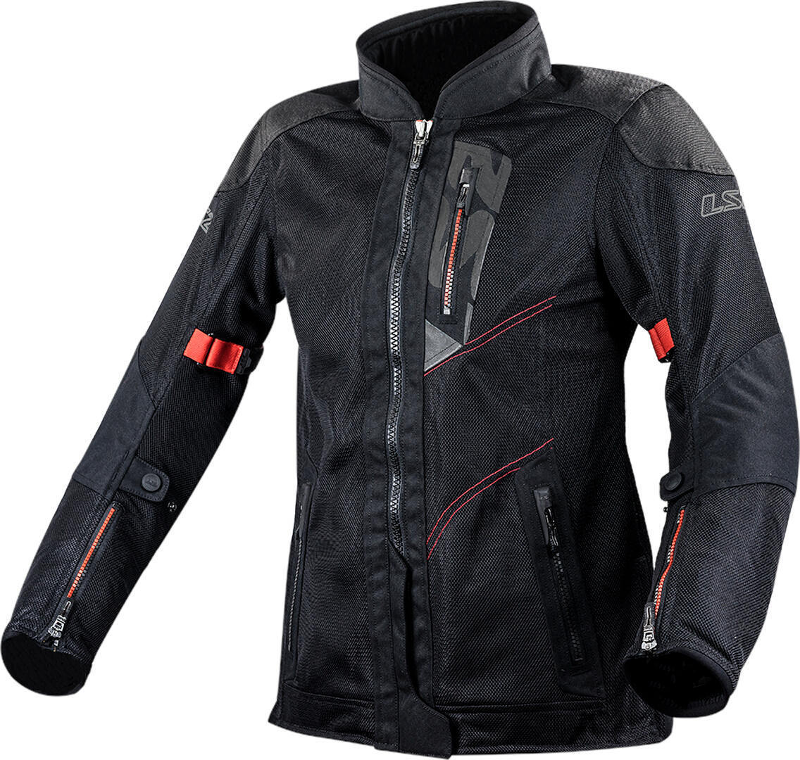 LS2 Alba Jachetă textilă pentru motociclete pentru doamne negru XXL Figura 1