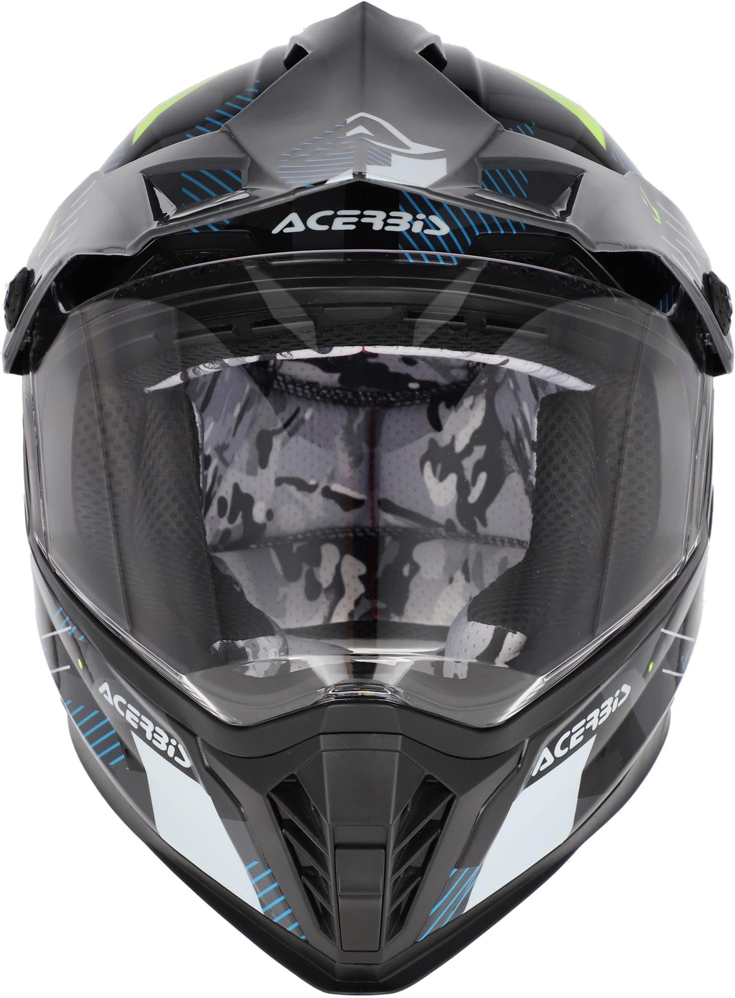Acerbis Rider Graphic Mládežnická enduro přilba černá/modrá/bílá Y/M (51/52) Obrázek 4