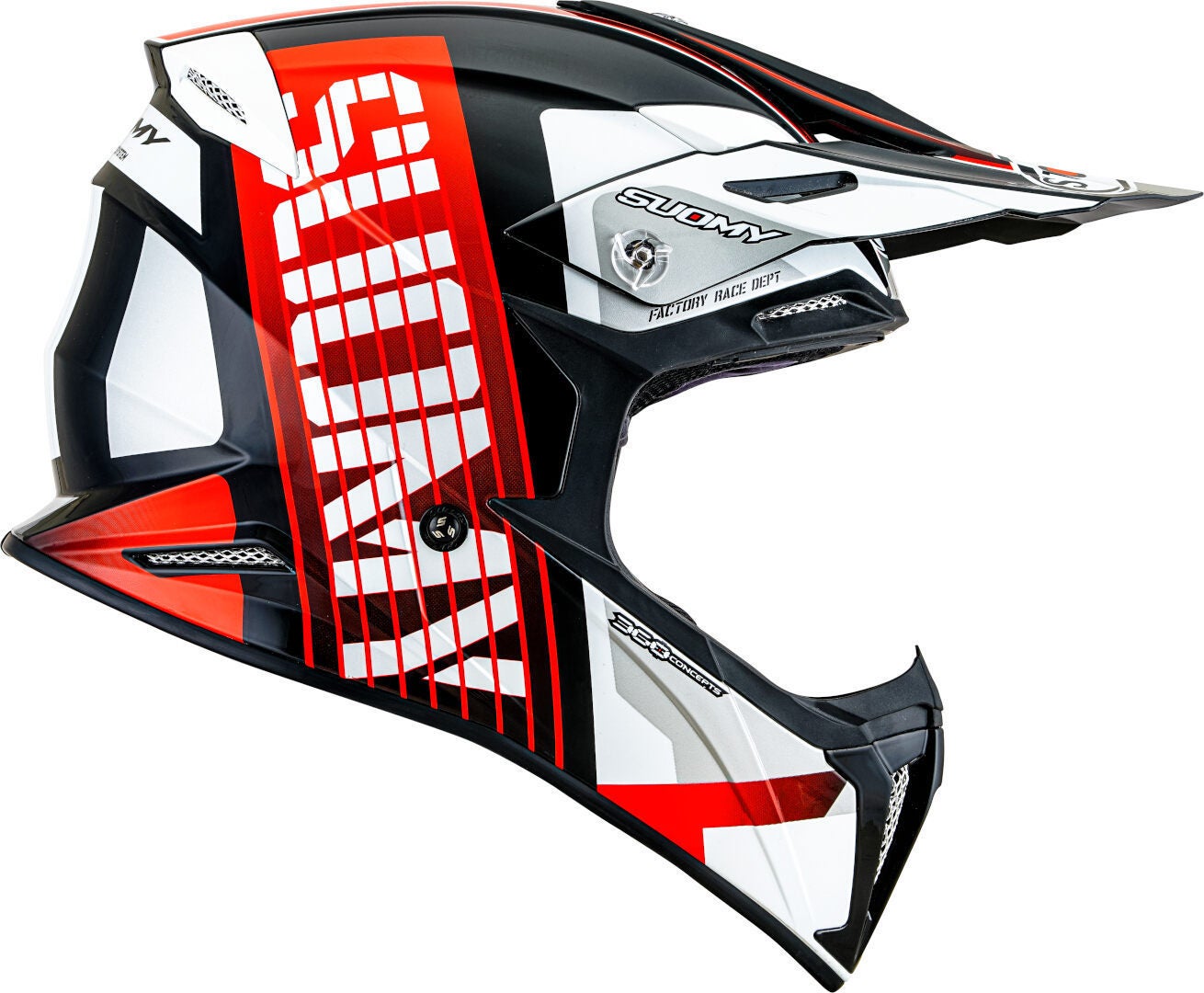 Suomy X-Wing Amped E06 Casco da motocross nero/bianco/rosso XXL (63) Figura 6