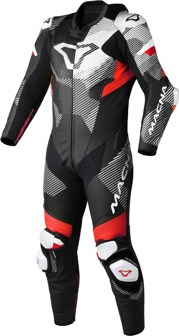Macna Ignite perforated One Piece Motorcycle Leather Suit-image-379743531