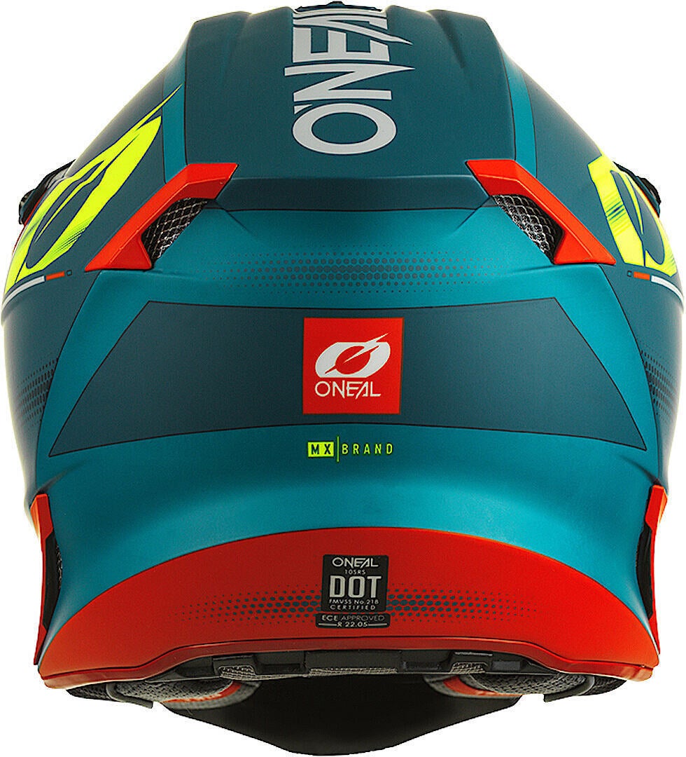 Oneal 5Series Haze V.22 Casco motocross blu/rosso M (57/58) Figura 4