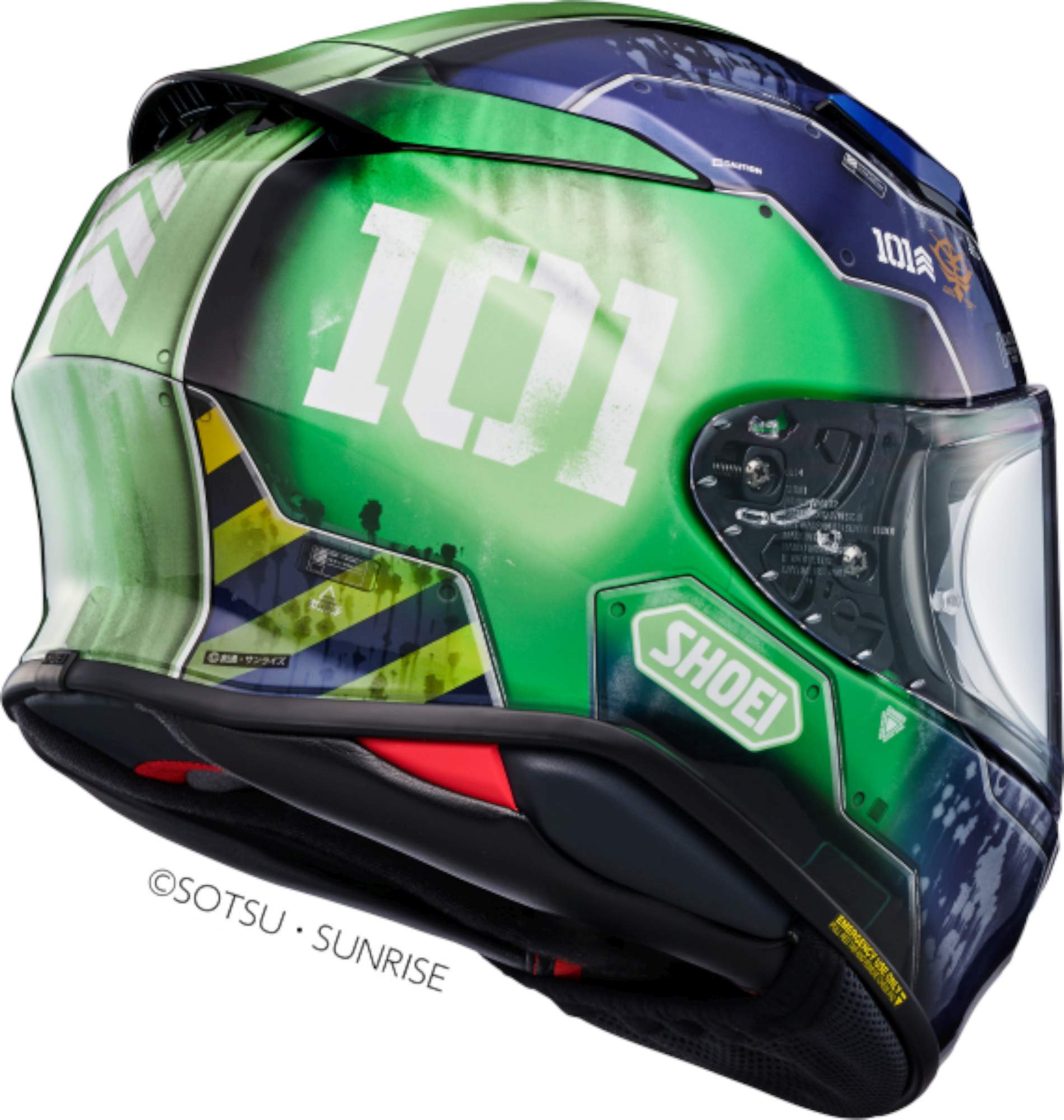 Shoei NXR2 Zaku I Helmet S (55/56) Figure 3
