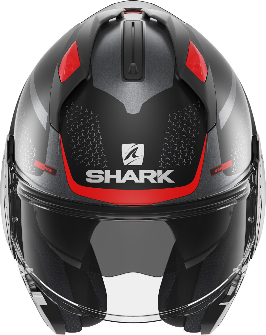 Shark Evo-GT Encke Matt Cască Negru/Roșu L (59/60) Figura 6