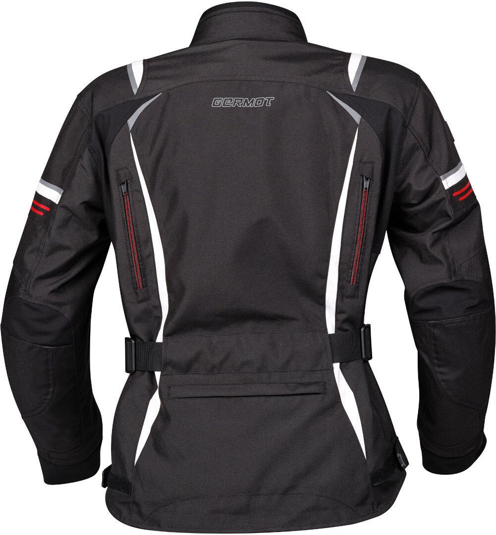 Germot Aria waterproof Ladies Motorcycle Textile Jacket black/white/red 42 Figure 2