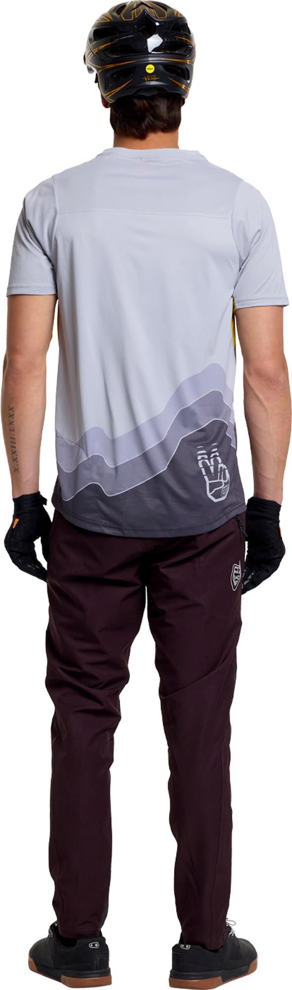 Troy Lee Designs Skyline Pro Descend Short Sleeve Bicycle Jersey carbon/black XXL Figure 13