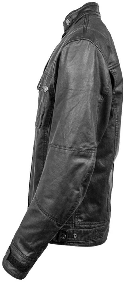 GMS Austin Evo Motorcycle Waxed Jacket black S Figure 4