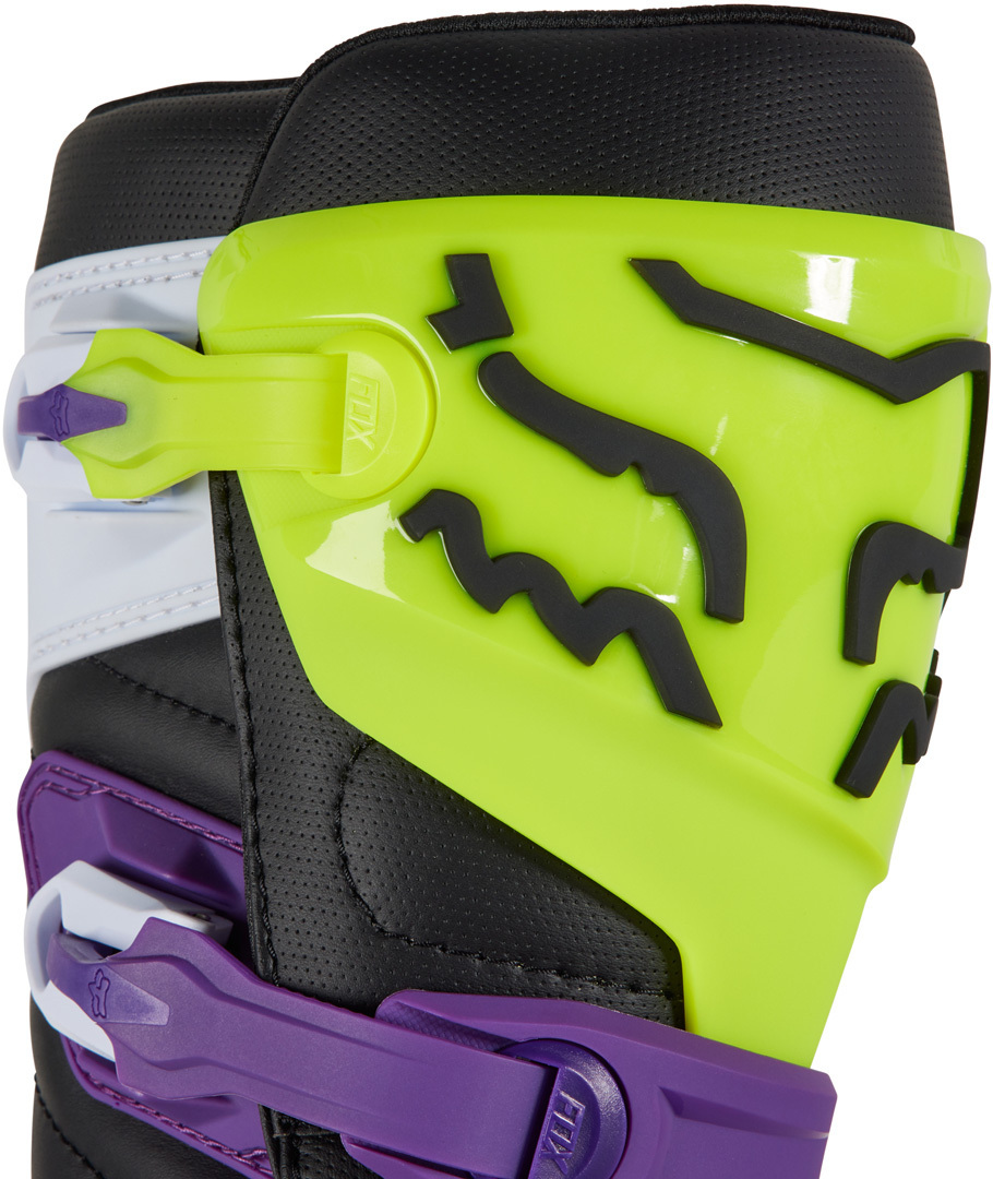 FOX Comp Stivali motocross viola/giallo/nero 10 Figura 9